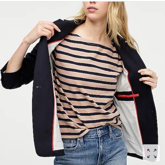 J Crew Regent blazer in wool flannel B0323 - Picture 2 of 5